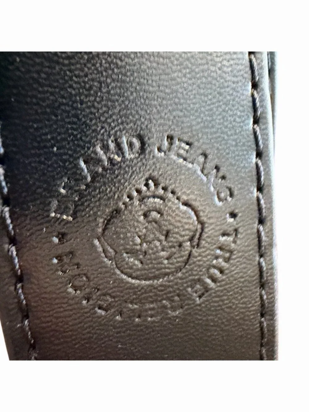 MENS TRUE RELIGION HORSESHOE BUCKLE REVERSIBLE BLACK TAN BROWN BELT 42”/ 1.5”W